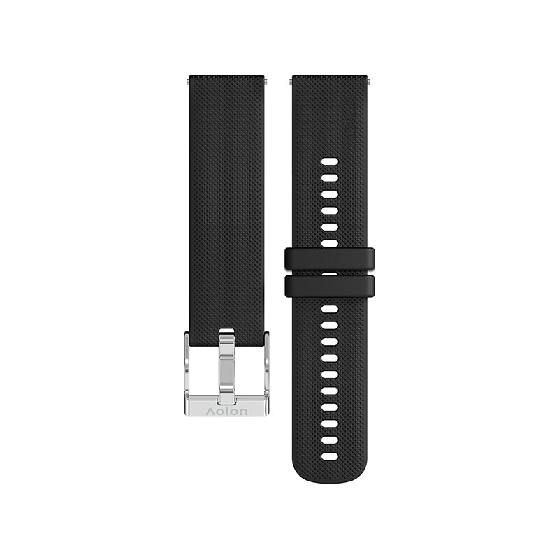 Aolon 22mm Textured Silicone Band - Aolon