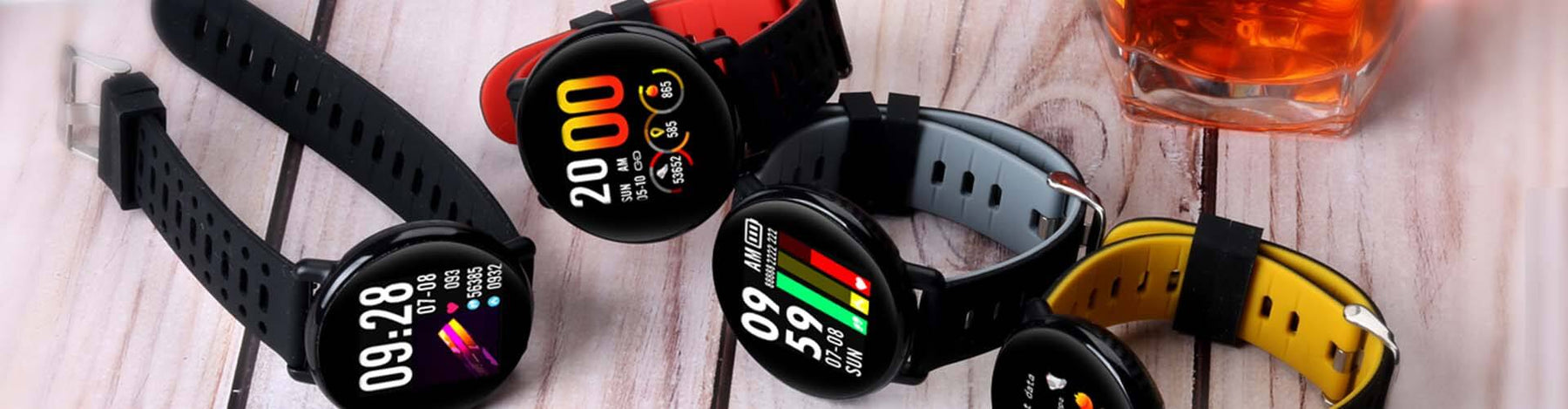 Full Touch Screen Tracker IP68 Fitness Wearable Smart Watch | video