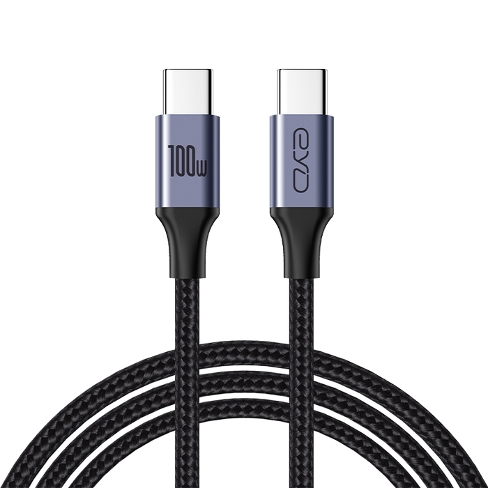 EYD PD 100W USB C to USB C Nylon Braided Cable - Aolon
