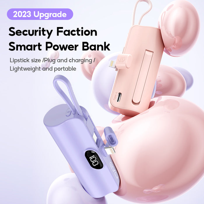 EYD 5000mAh MINI Power Bank USB C & IOS - Aolon