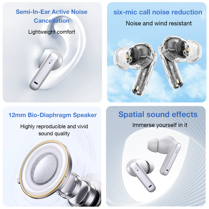 ANC Wireless Earbuds Bluetooth 5.3 Earbuds in-Ear - Aolon