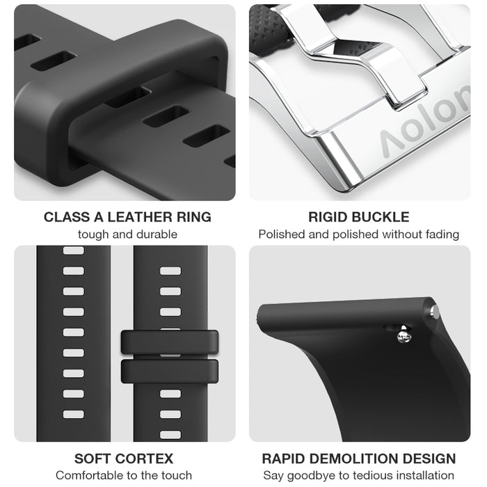 Aolon 24mm Strap Silicone Color Series | Accessories - Aolon