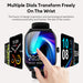 Cruve Smart Watch 2.01 inch HD Bluetooth Calling 300mAh Battery life - Aolon