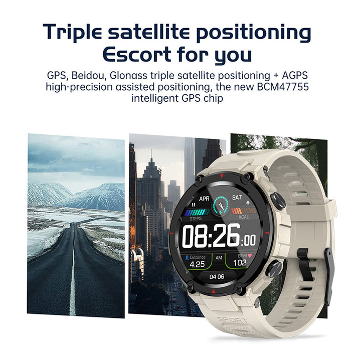 Aolon Navi R GPS Pace Smartwatch Display 5 ATM Waterproof - Aolon
