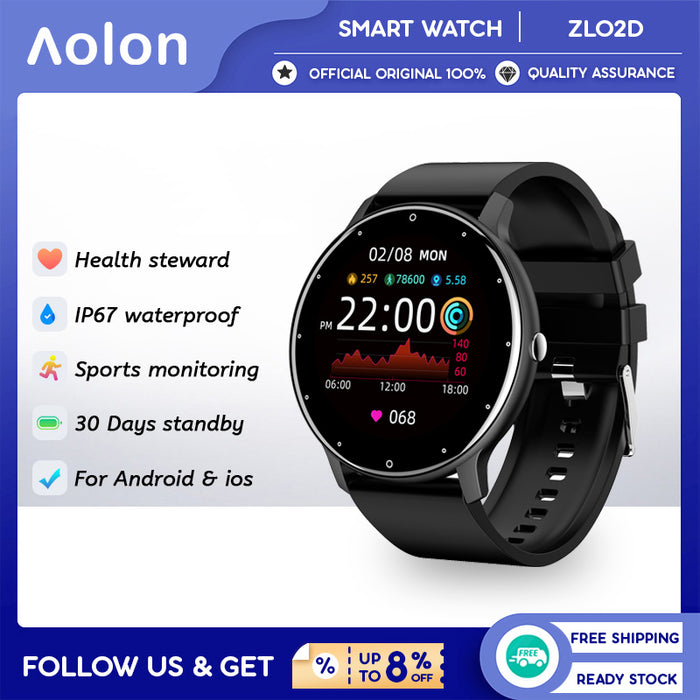 Aolon Zest R Sports Fitness IP67 Waterproof Smart Watch - Aolon