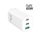 65W GaN 3 Ports USB C PD Charger Quick Charge 3.0 QC3.0 - Aolon