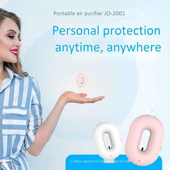 Mini Air Cleaner Wearable Necklace Portable Negative Ion Generator Air Purifiers - Aolon