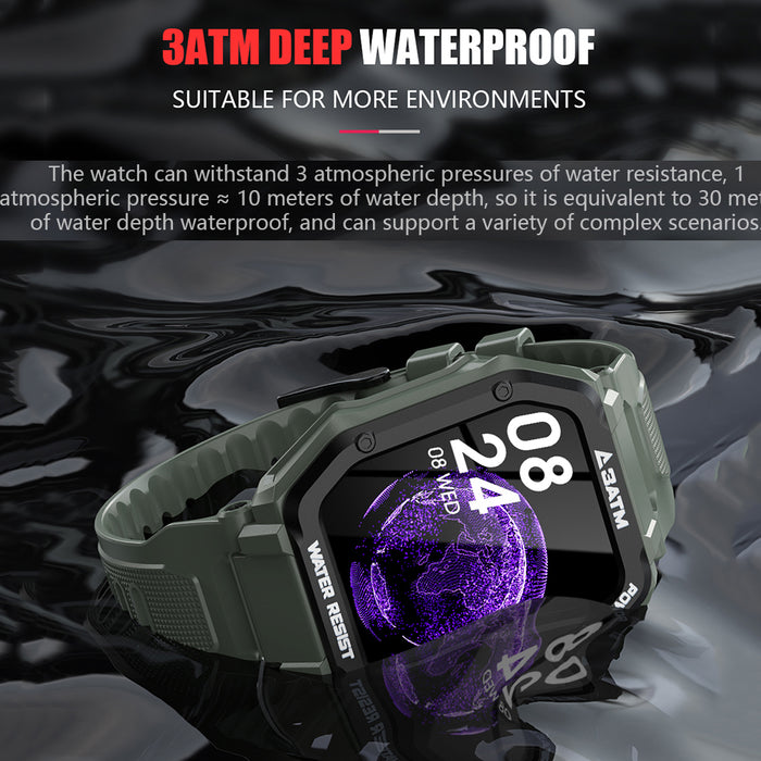 Aolon C16 3ATM Waterproof Sport Blood Smart Watch Outdoor Smartwatch - Aolon