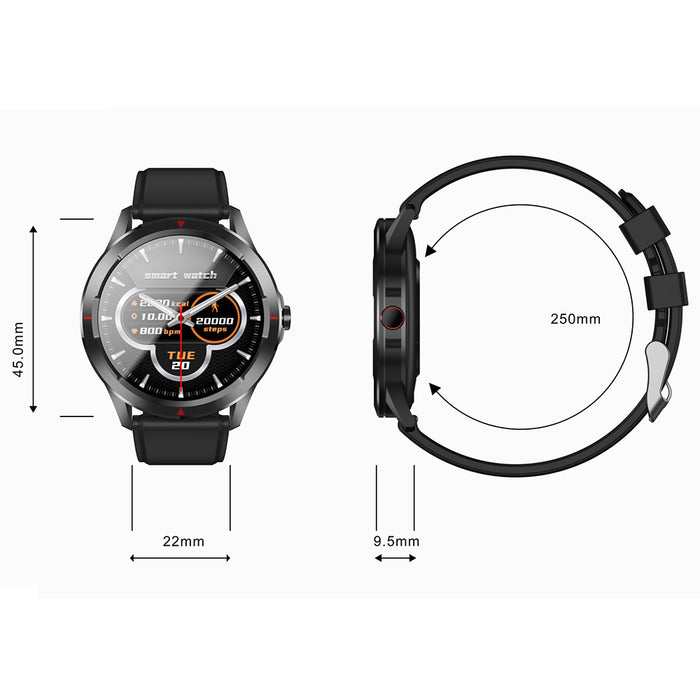 Aolon Q29 360 HD Retina Display Waterproof Smartwatch 360*360 HD Full Touch - Aolon