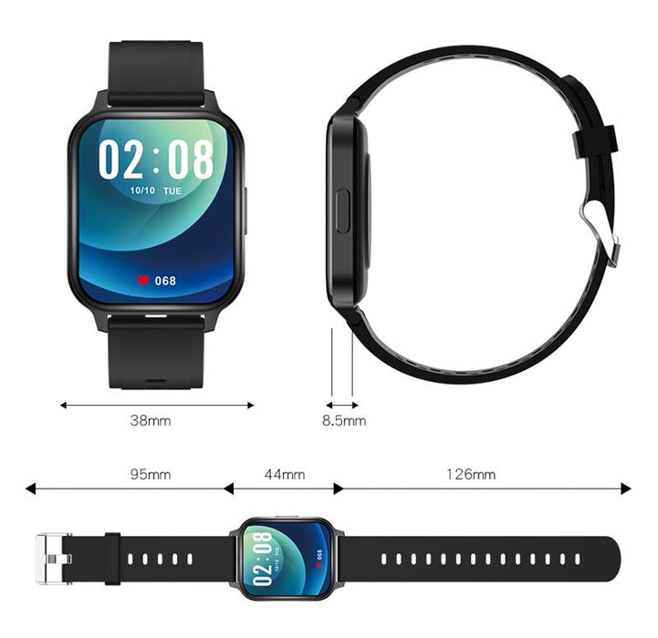 1.7 Inch Screen Blood oximeter IP68 Waterproof Smart Watch - Aolon