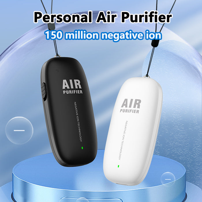 Aolon M6 Air Mask 150million Negative Ion Air Purifier ionizer Necklace Air Fresher - Aolon