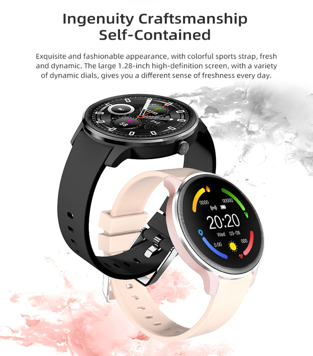 Aolon Lulu R Full Touch Screen Sports Fitness Smart Watch IP67 Waterproof Bluetooth - Aolon
